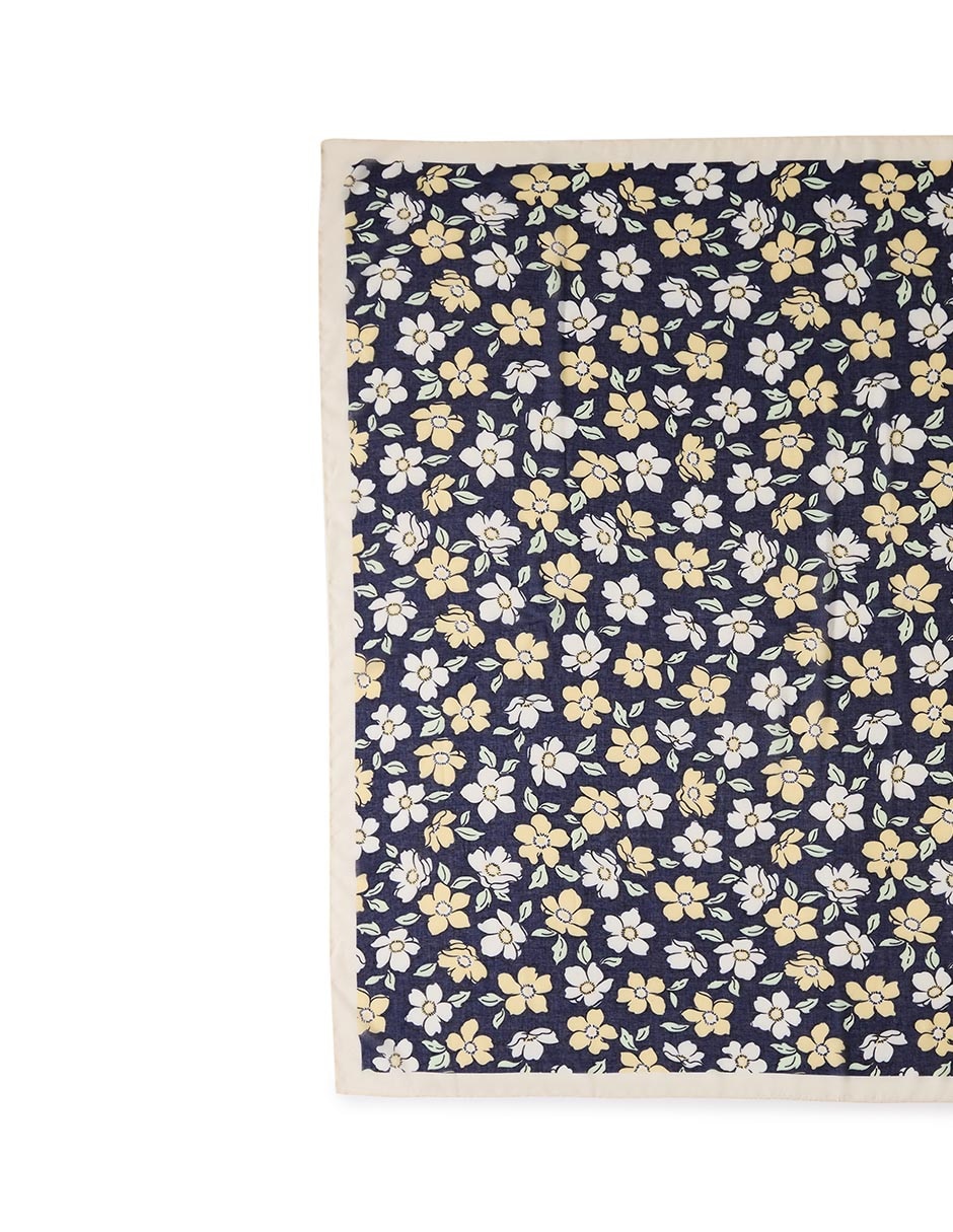 Mascada con estampado floral para mujer 5