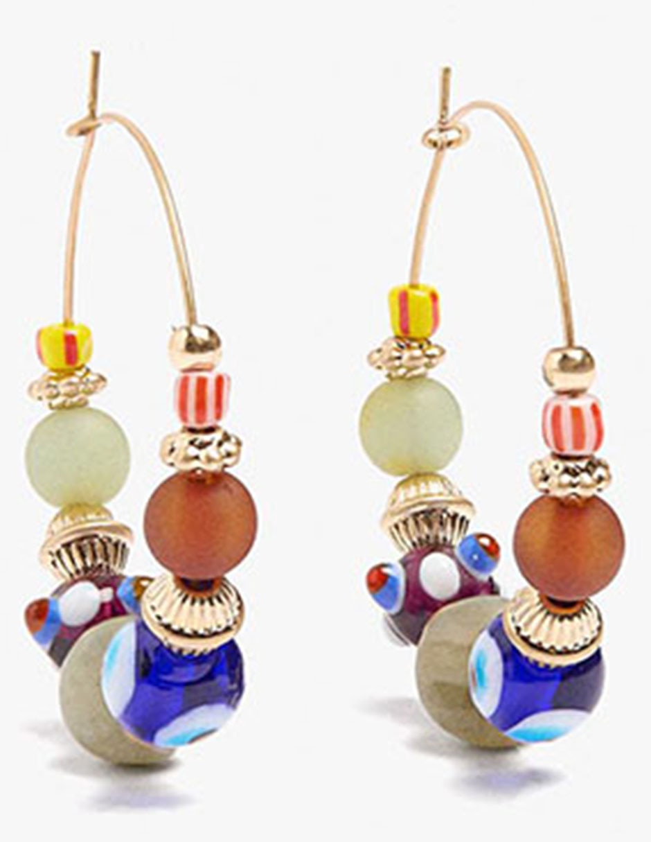 Aros Charmy con acabado esmaltado
