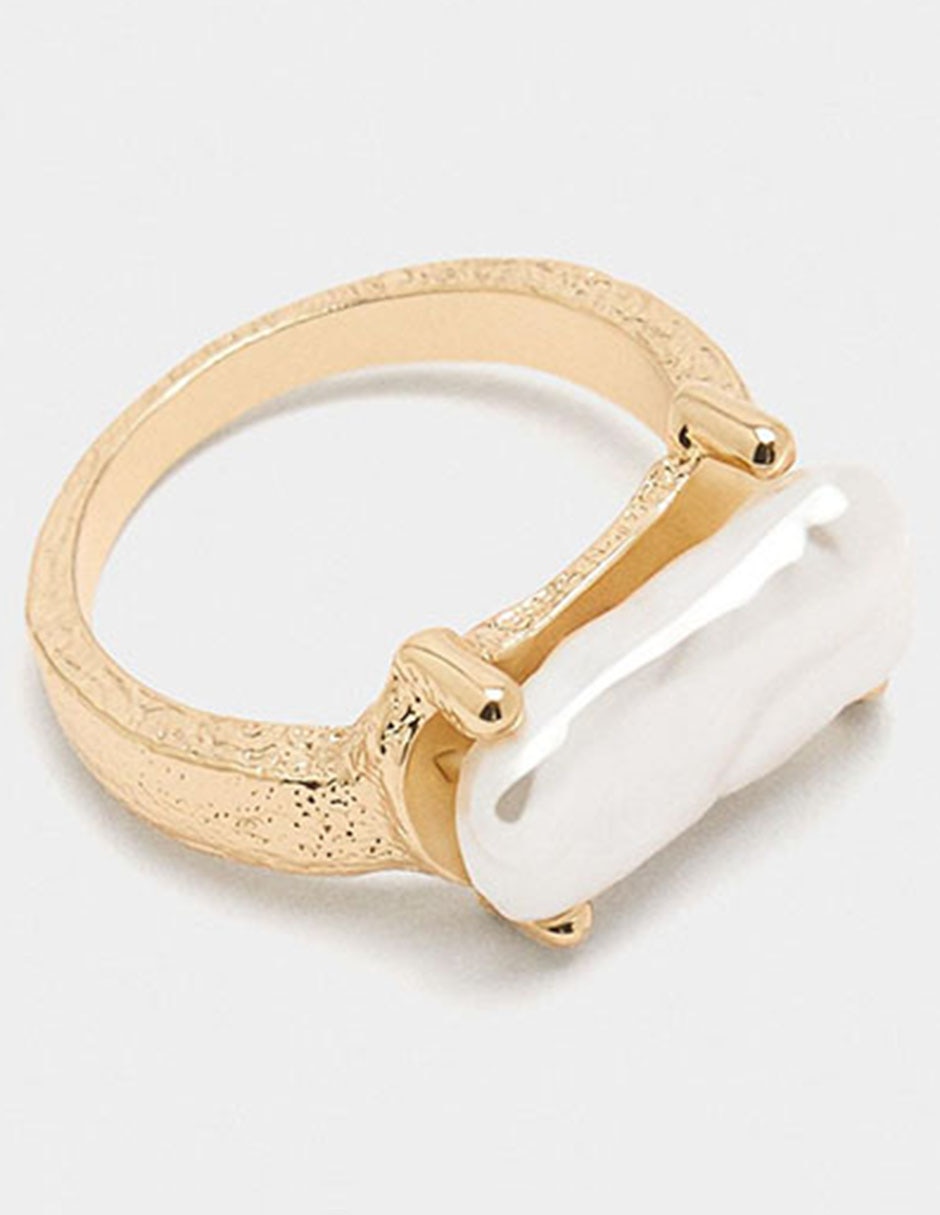 Anillo Golden Delicates aperlado 4