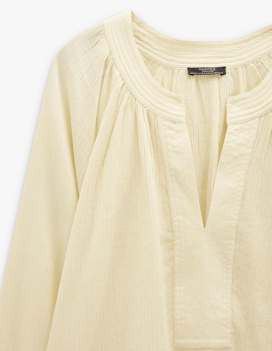 Blusa manga larga para mujer 7