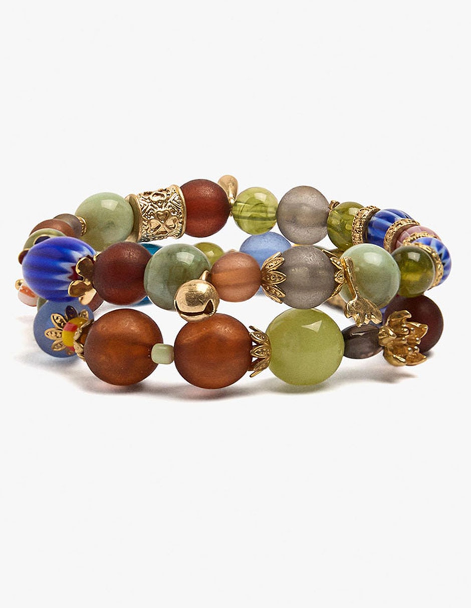 Set pulsera acabado brillante