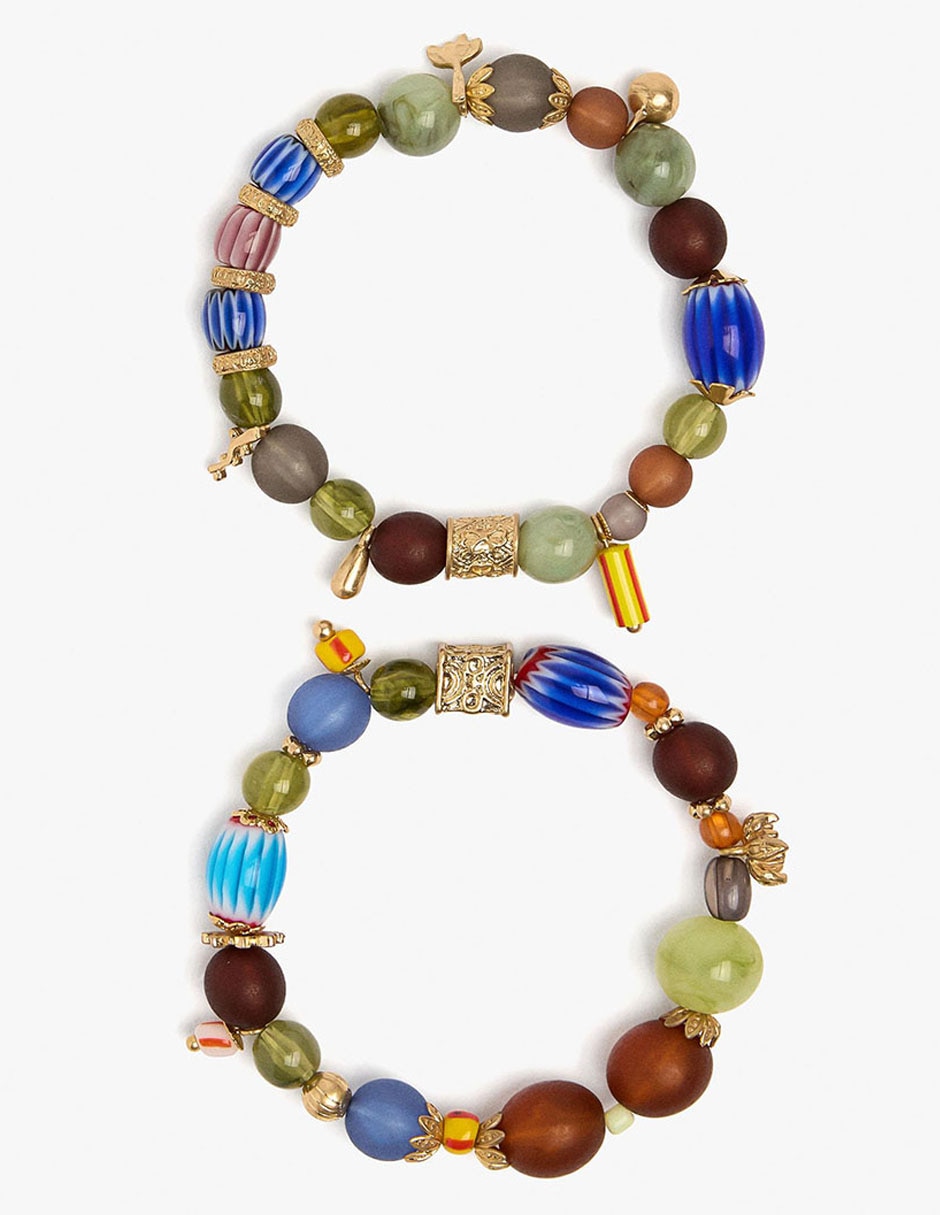 Set pulsera acabado brillante 3