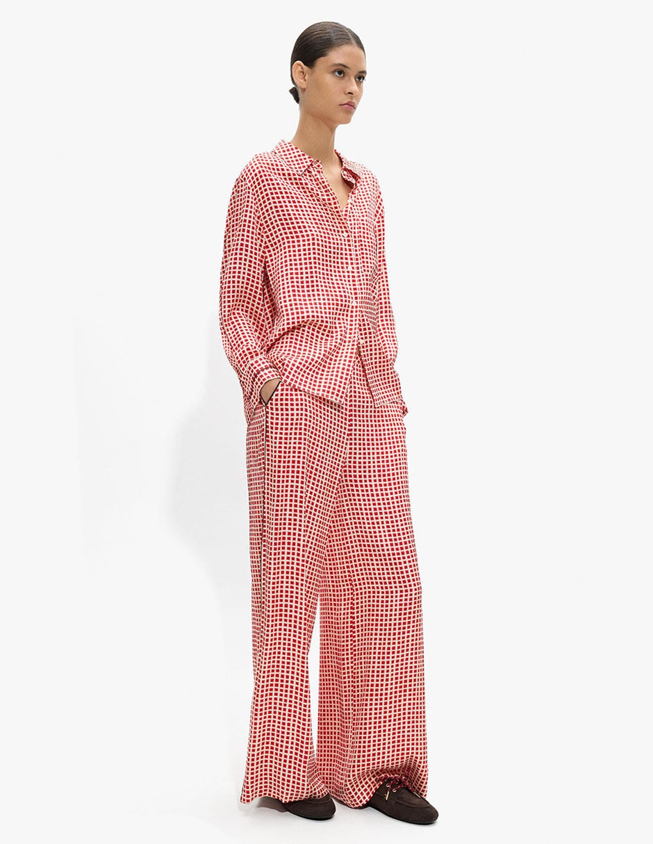 Pantalón relaxed amplio para mujer 4