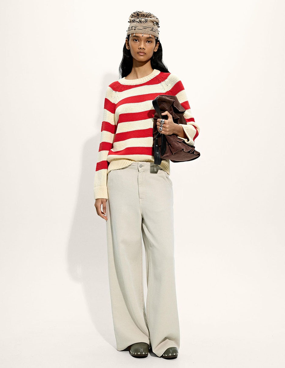 Pantalón wide leg para mujer