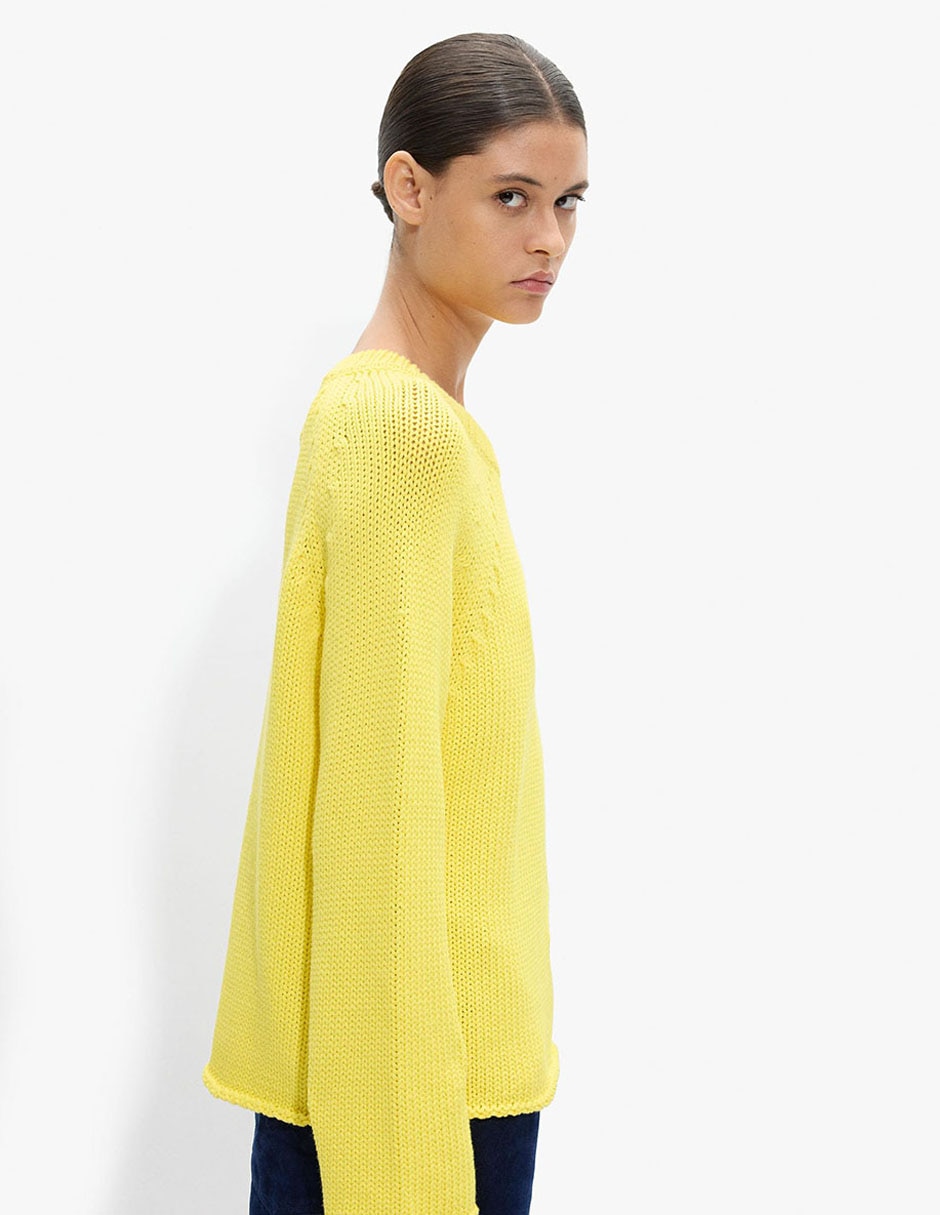 Suéter cuello redondo para mujer 3