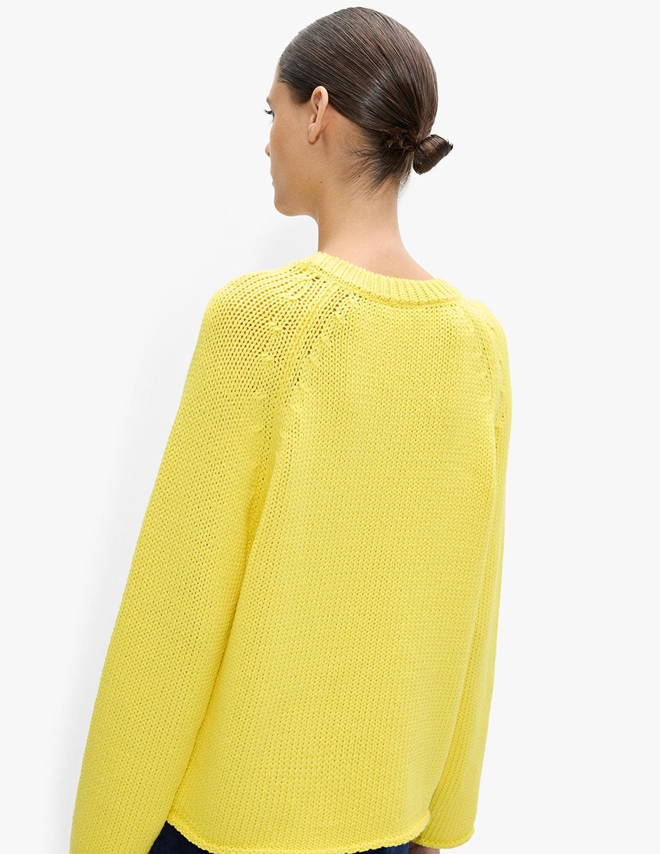Suéter cuello redondo para mujer 4