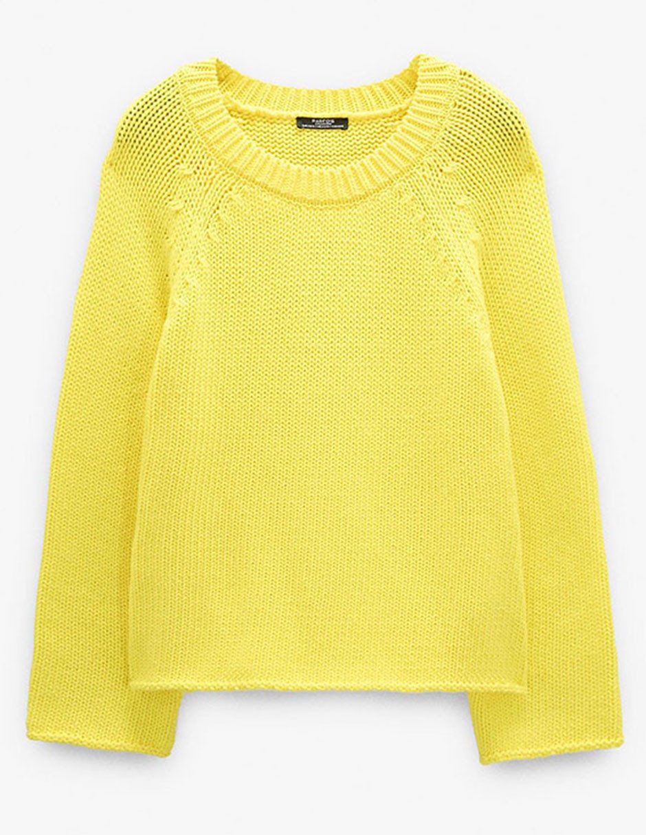 Suéter cuello redondo para mujer 5