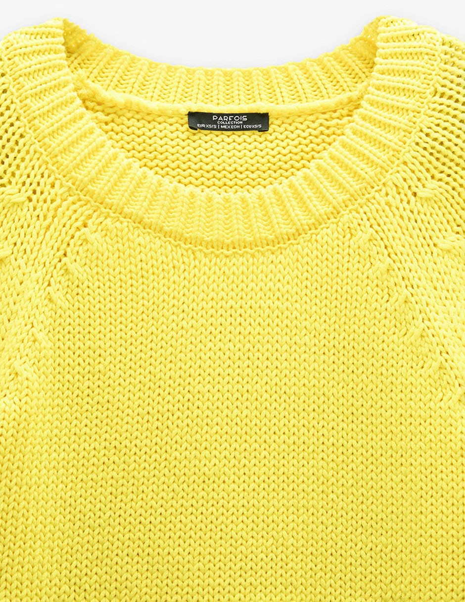 Suéter cuello redondo para mujer 6