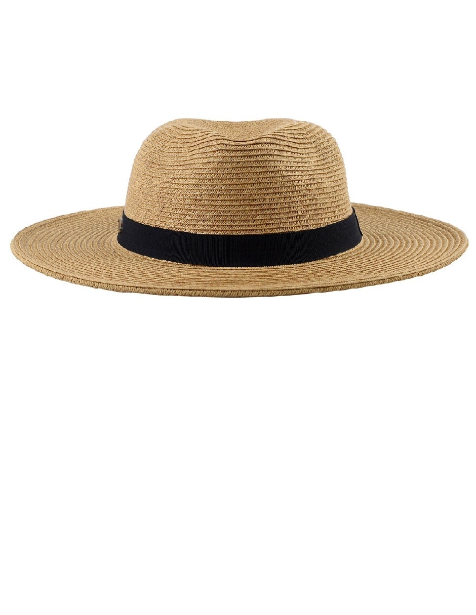 Sombrero ala mediana estampado liso 1