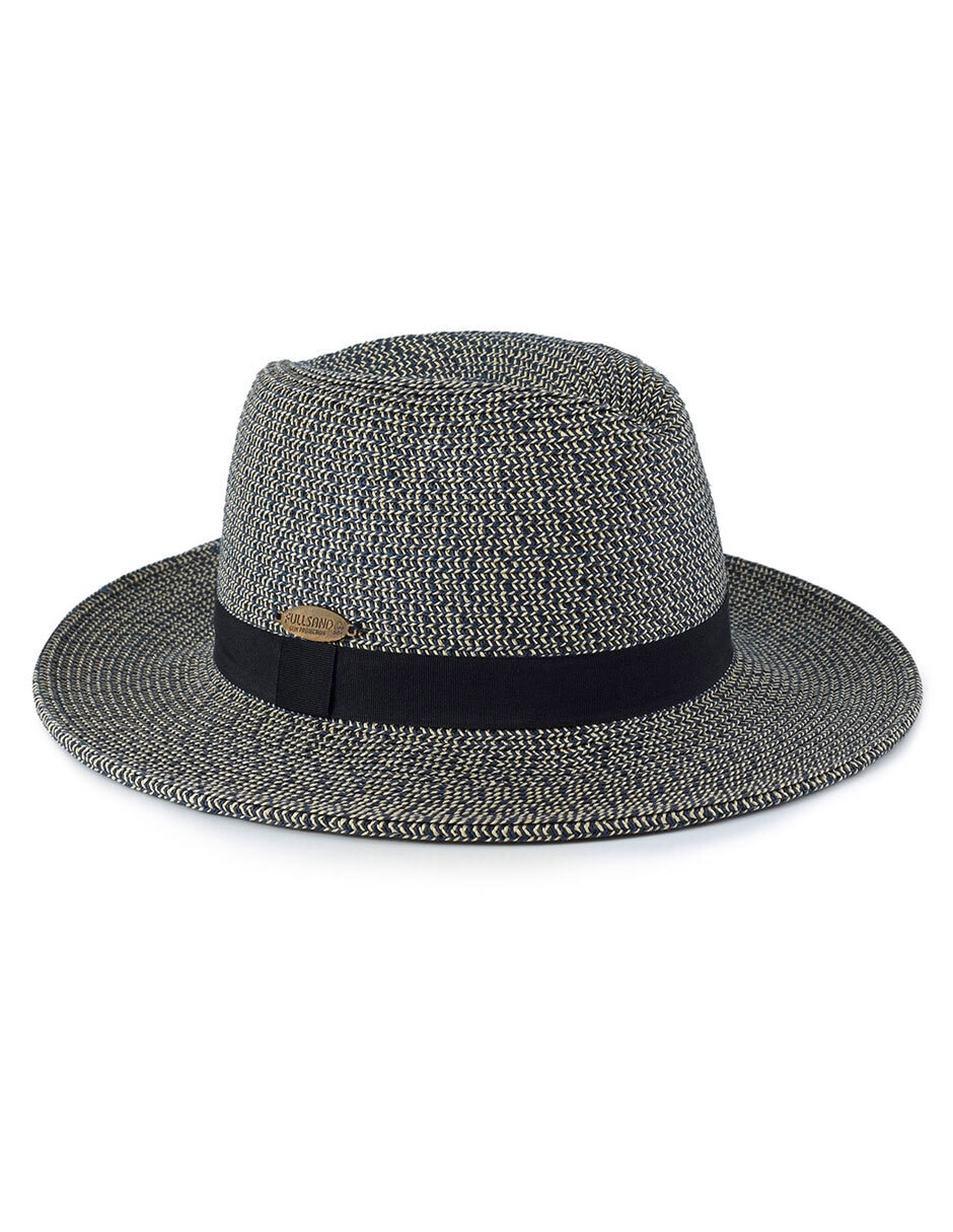 Sombrero ala mediana estampado liso