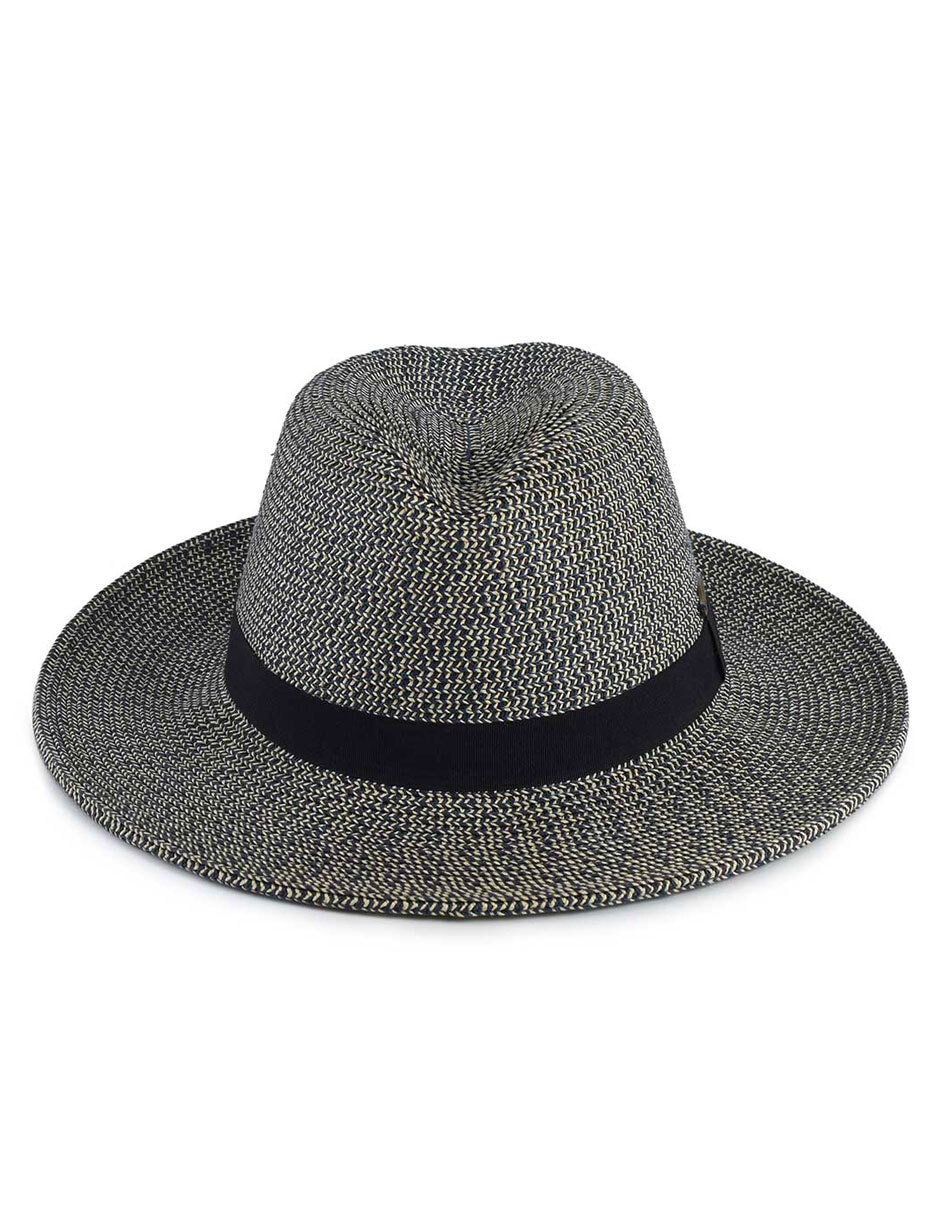Sombrero ala mediana estampado liso 3