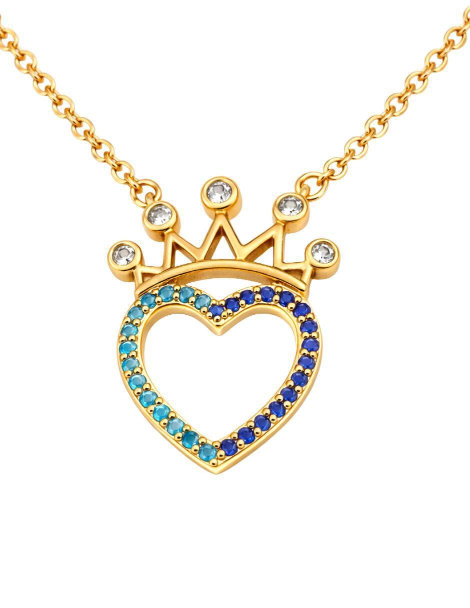 Collar de corazón 18 K