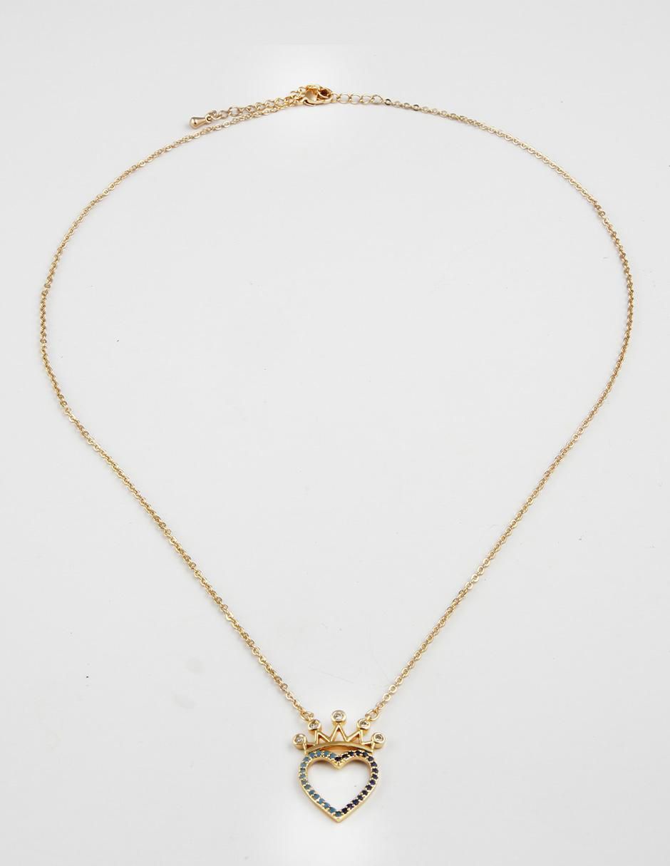Collar de corazón 18 K 2