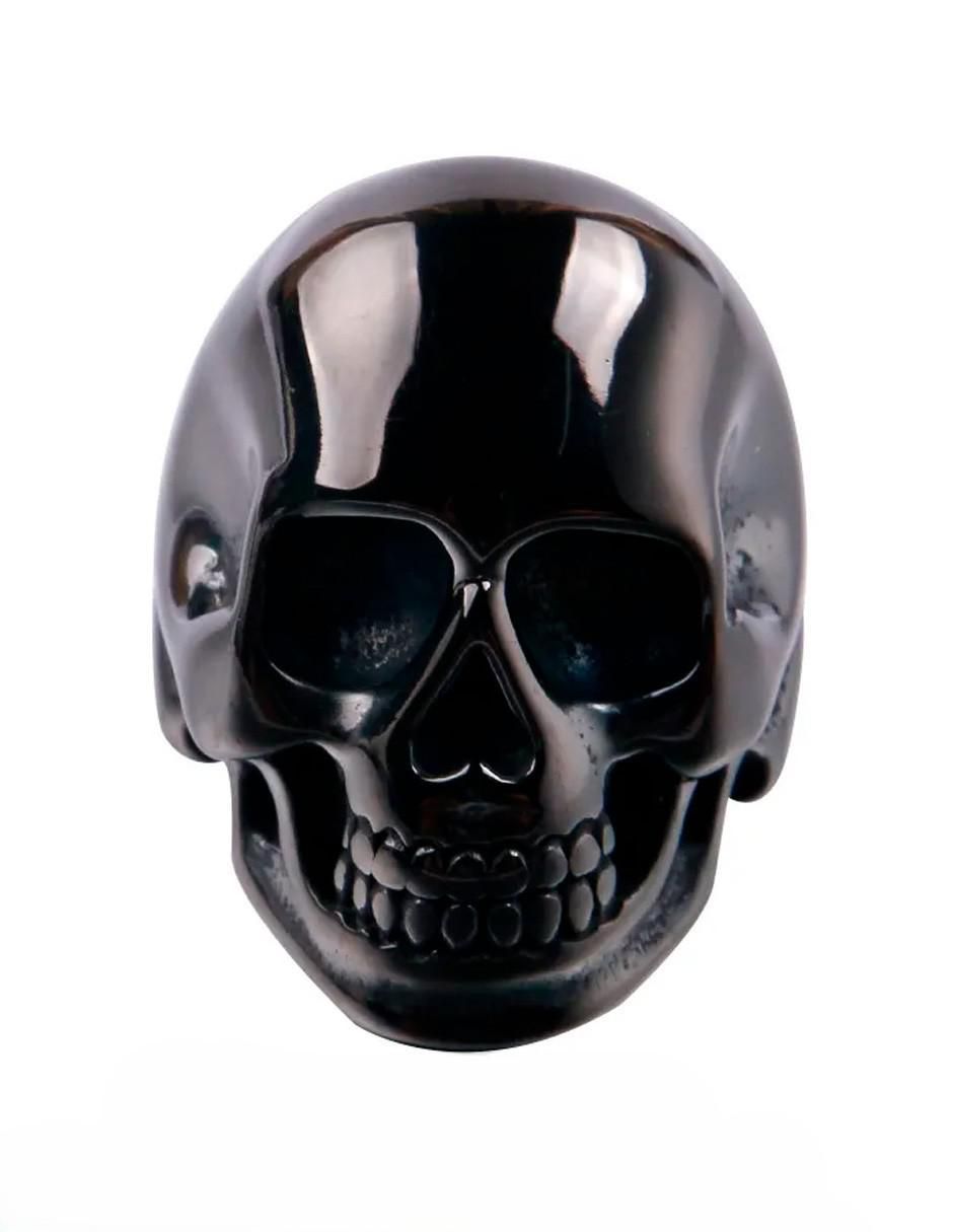 Anillo de calavera brillante 2